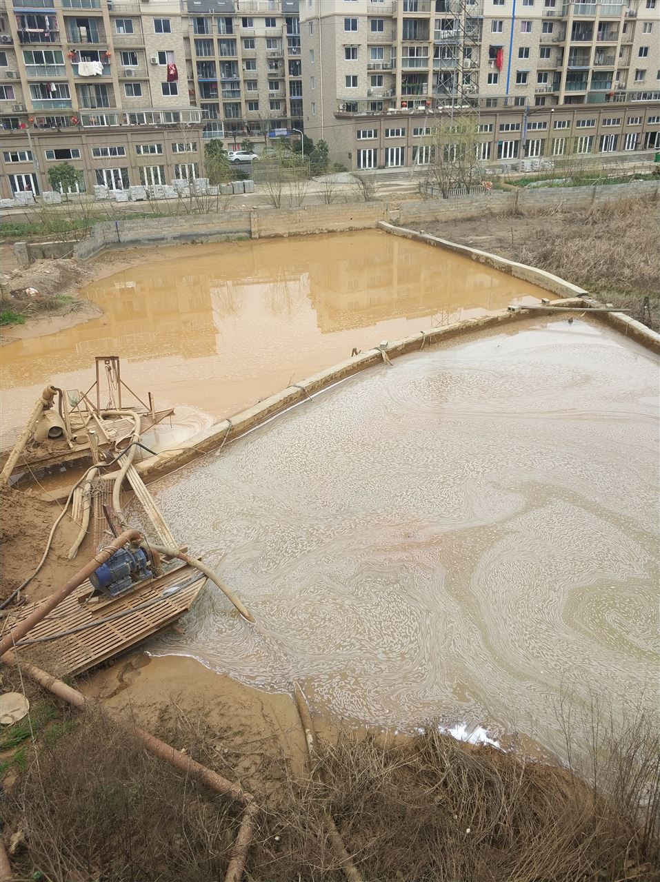薛城沉淀池淤泥清理-厂区废水池淤泥清淤