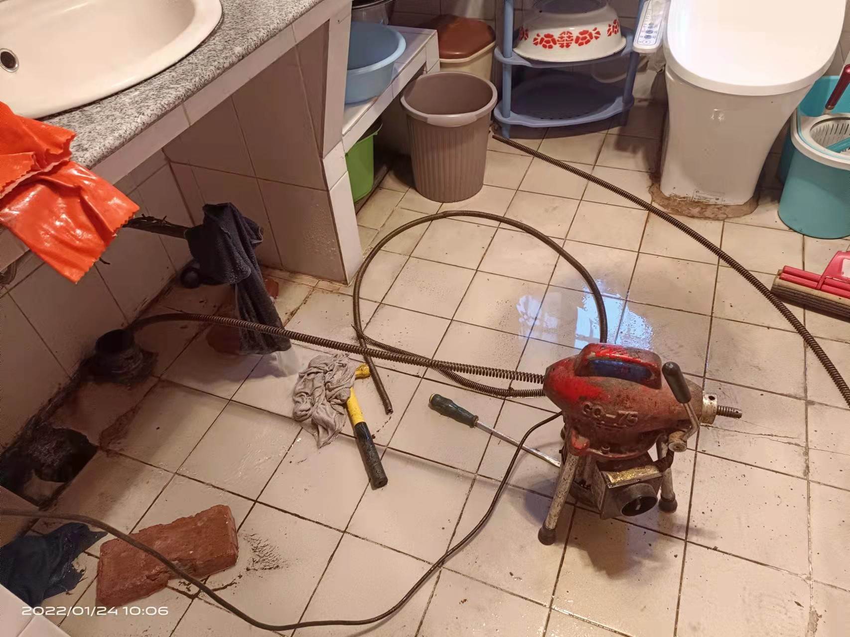 薛城疏通厨房下水道，地漏疏通